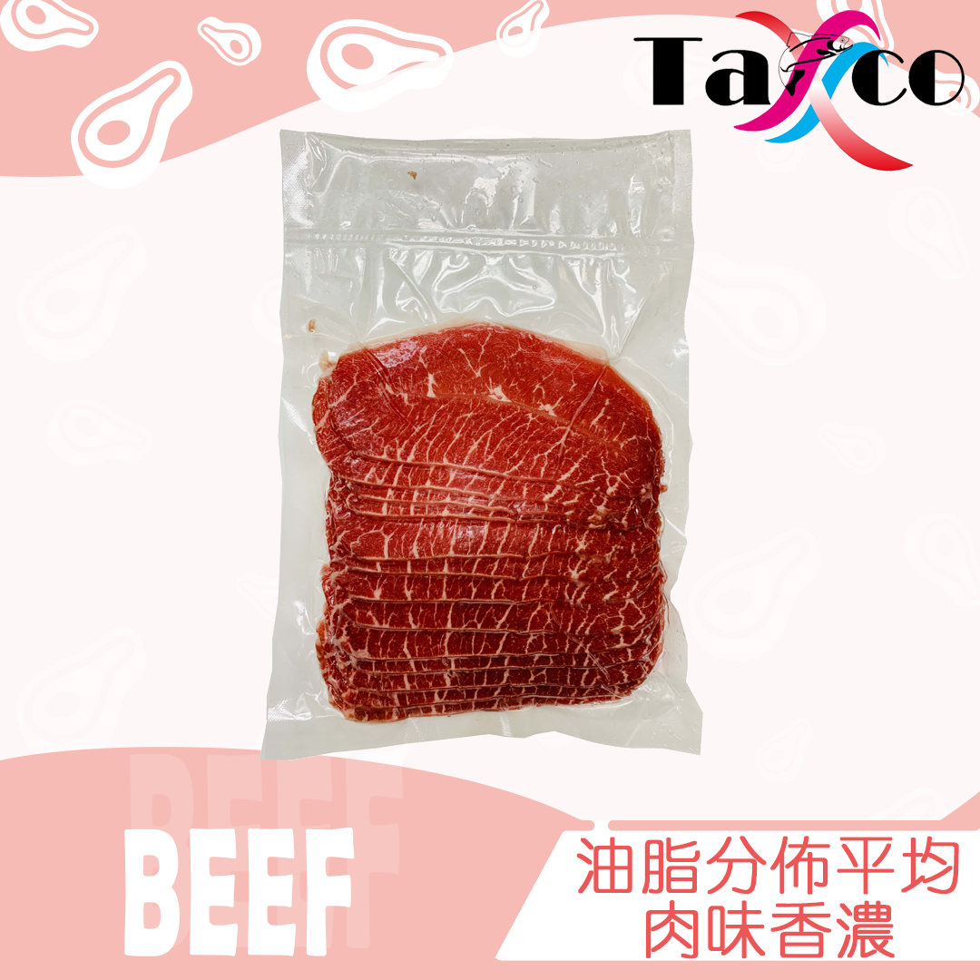 美國黑毛安格斯雪花牛板腱片 (227克)